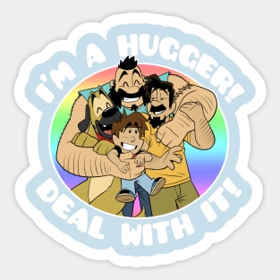 I'm a Hugger Sticker